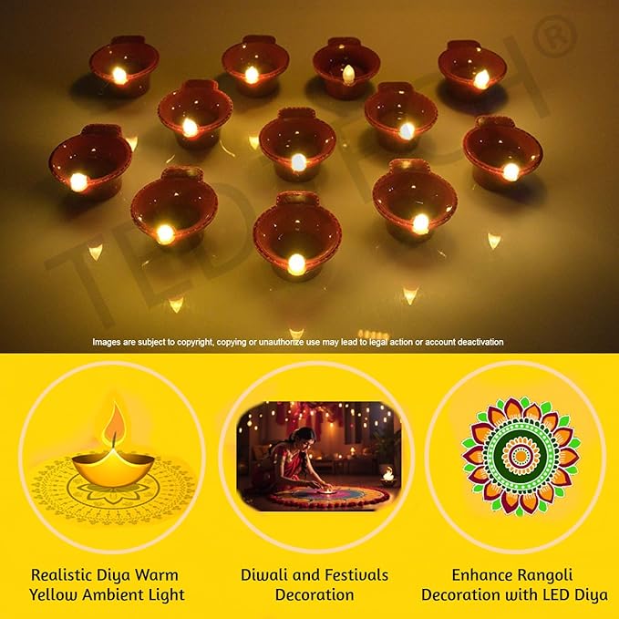 🪔Reusable Water Sensor Led Diyas🪔