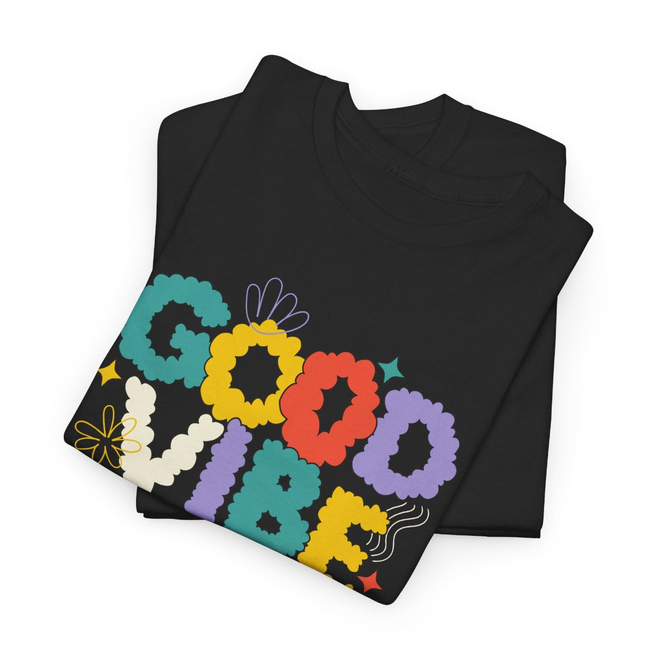 "Good Vibe" Urdu Shayari Printed Oversize T-shirt