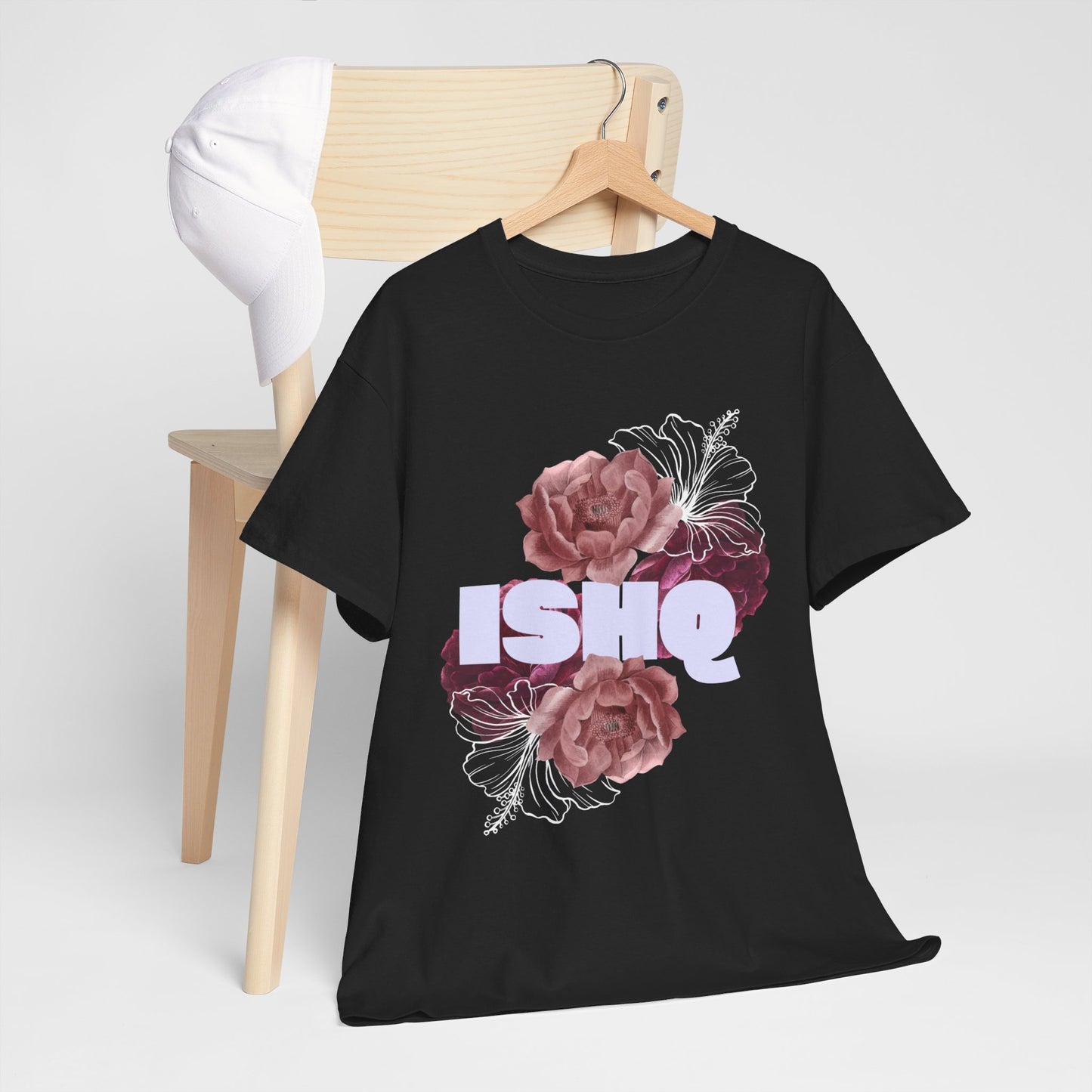 ISHQ GULAB Printed Regular Fit T-shirt